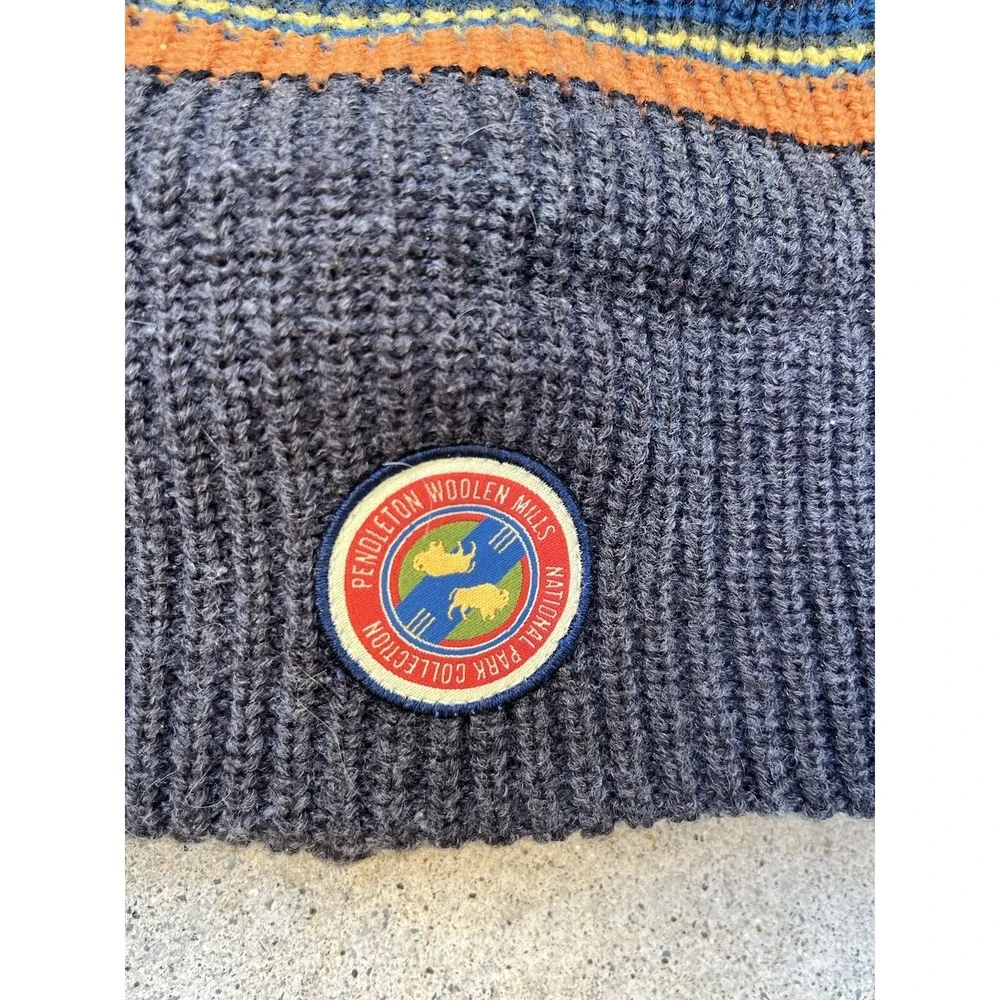 Pendleton Woolen Mills Beanie Multicolor One Size Acrylic Foldable Outdoor OR